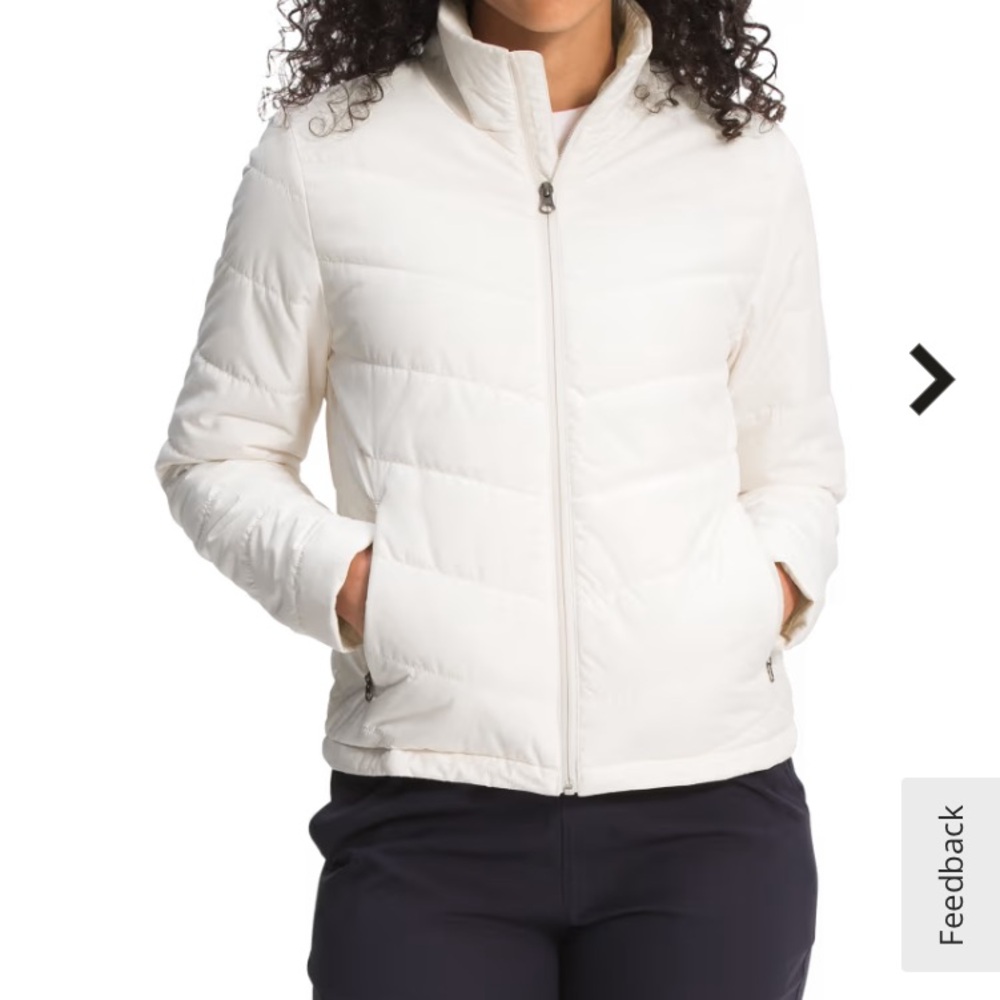 The North Face- Tamburello Jacket in TNF White. EUC. Has small flaw. Size XL.